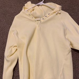 yellow hoodie